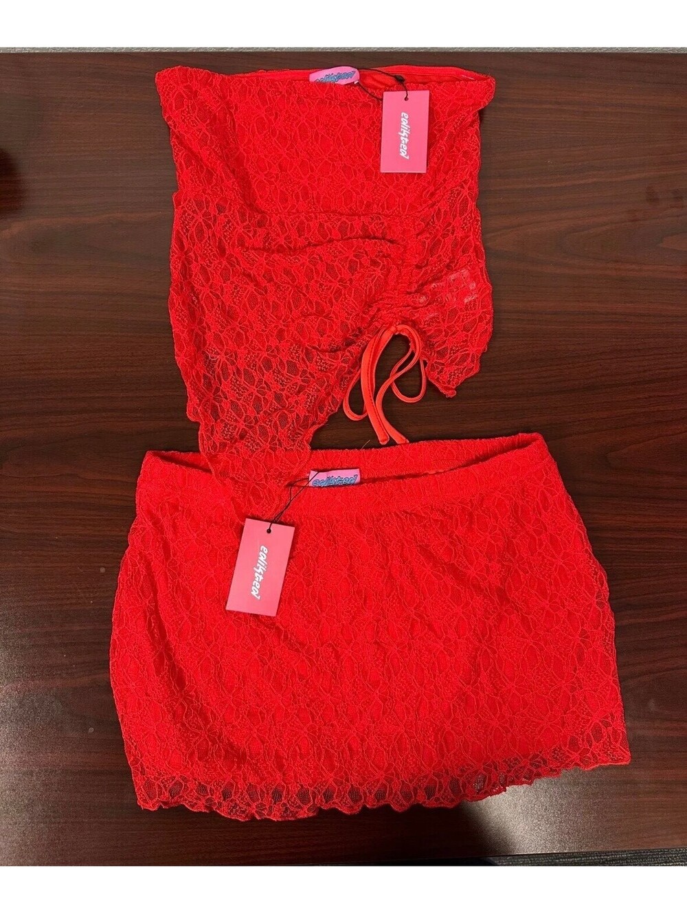 Edikted Amara Lace Set NWT